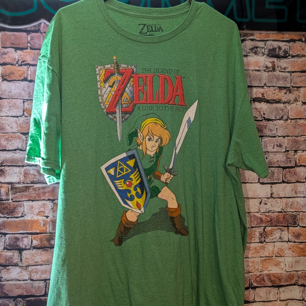 The Legend of Zelda Green Graphic Tee